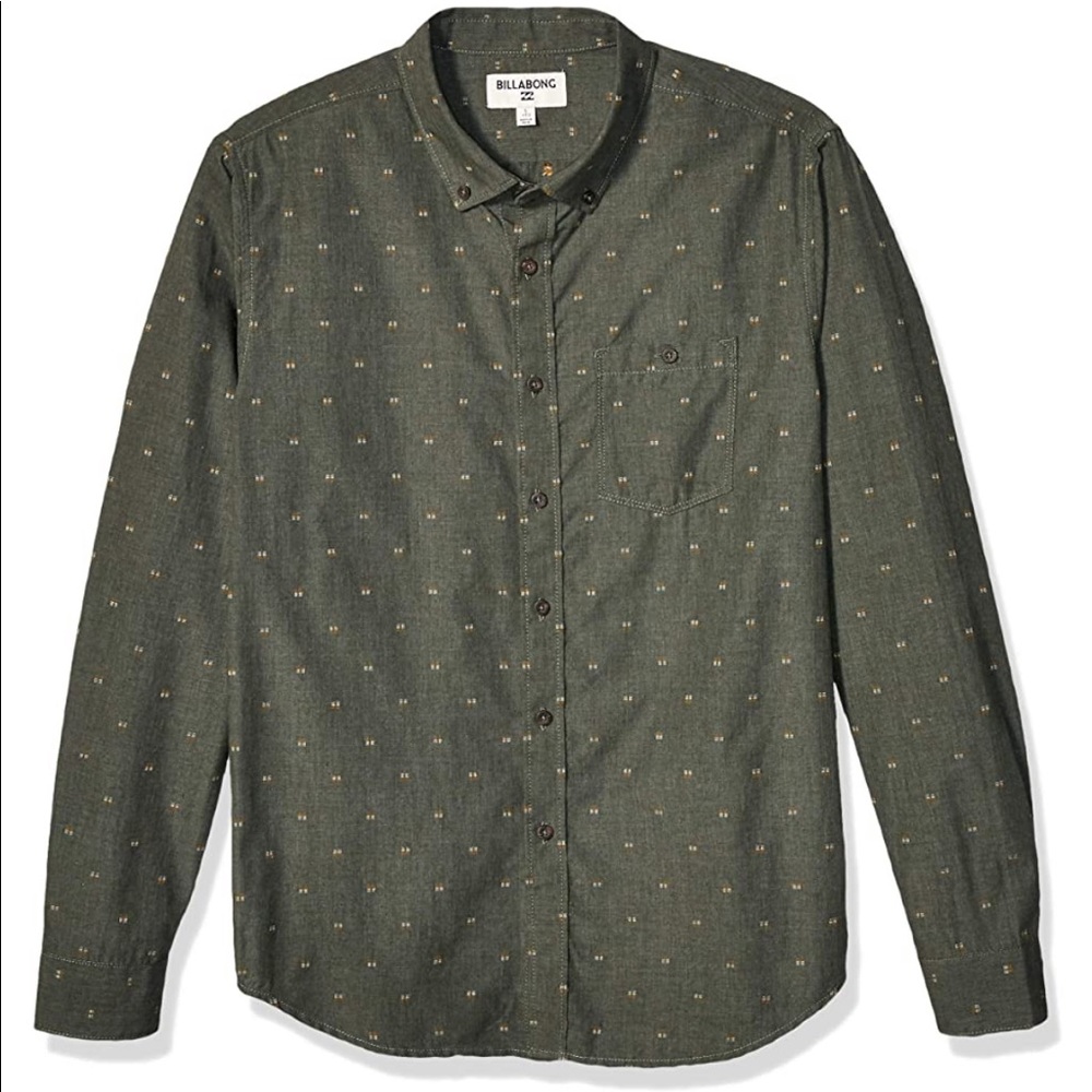 New Billabong Mens button up shirt